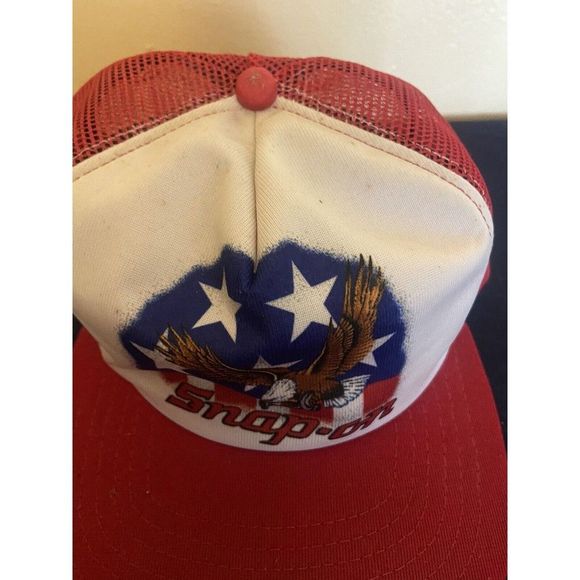 Vintage Snap-On Tools New Era Pro Design USA Made Hat Cap Racing Eagle America - Picture 2 of 6